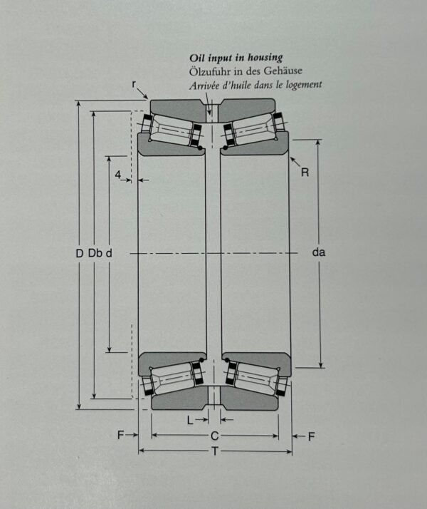 GAMET 111050/111090P TAPER ROLLER BEARING - Image 2