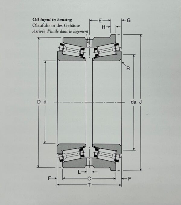 GAMET 117090/117133XHE0 TAPER ROLLER BEARING - Image 2