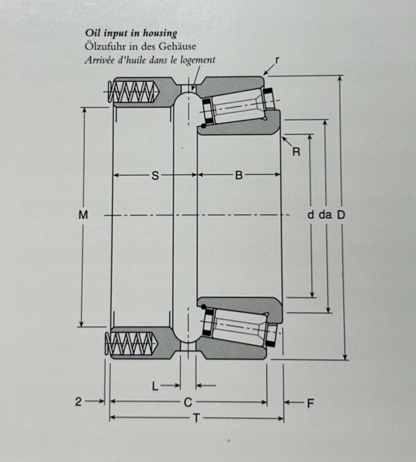 GAMET 112040/112085P TAPER ROLLER BEARING - Image 2
